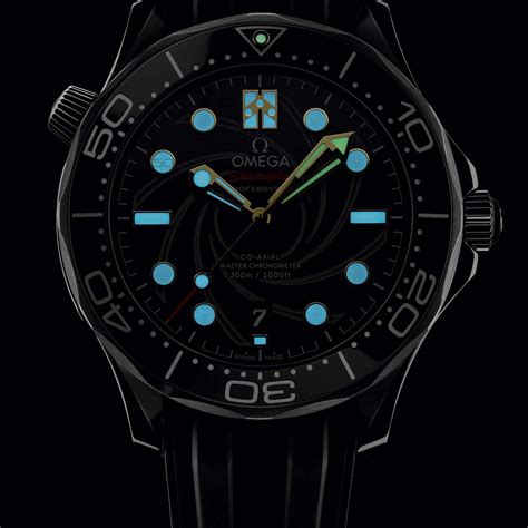 seamaster 300 omega master glow in the dark|omega seamaster 300 track review.